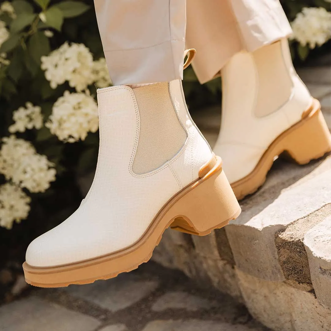 Sorel Hi-Line Heel Chelsea Boot, Bleached Ceramic