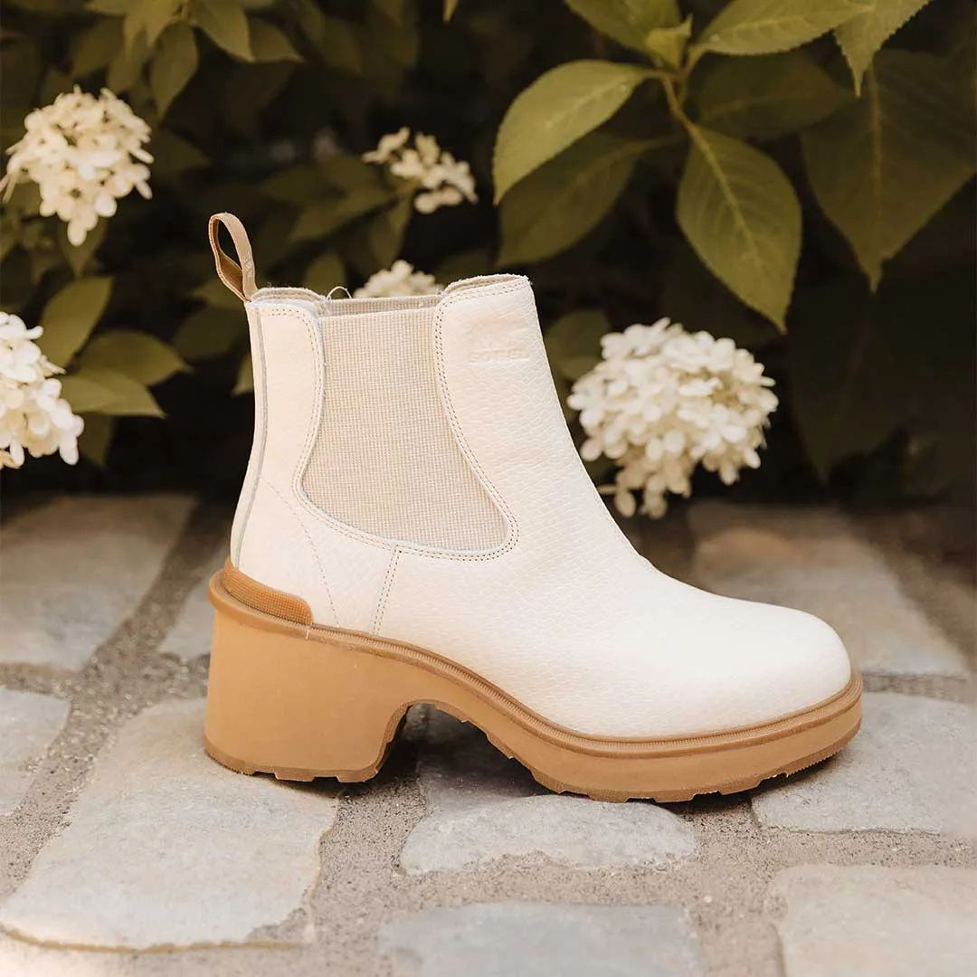 Sorel Hi-Line Heel Chelsea Boot, Bleached Ceramic