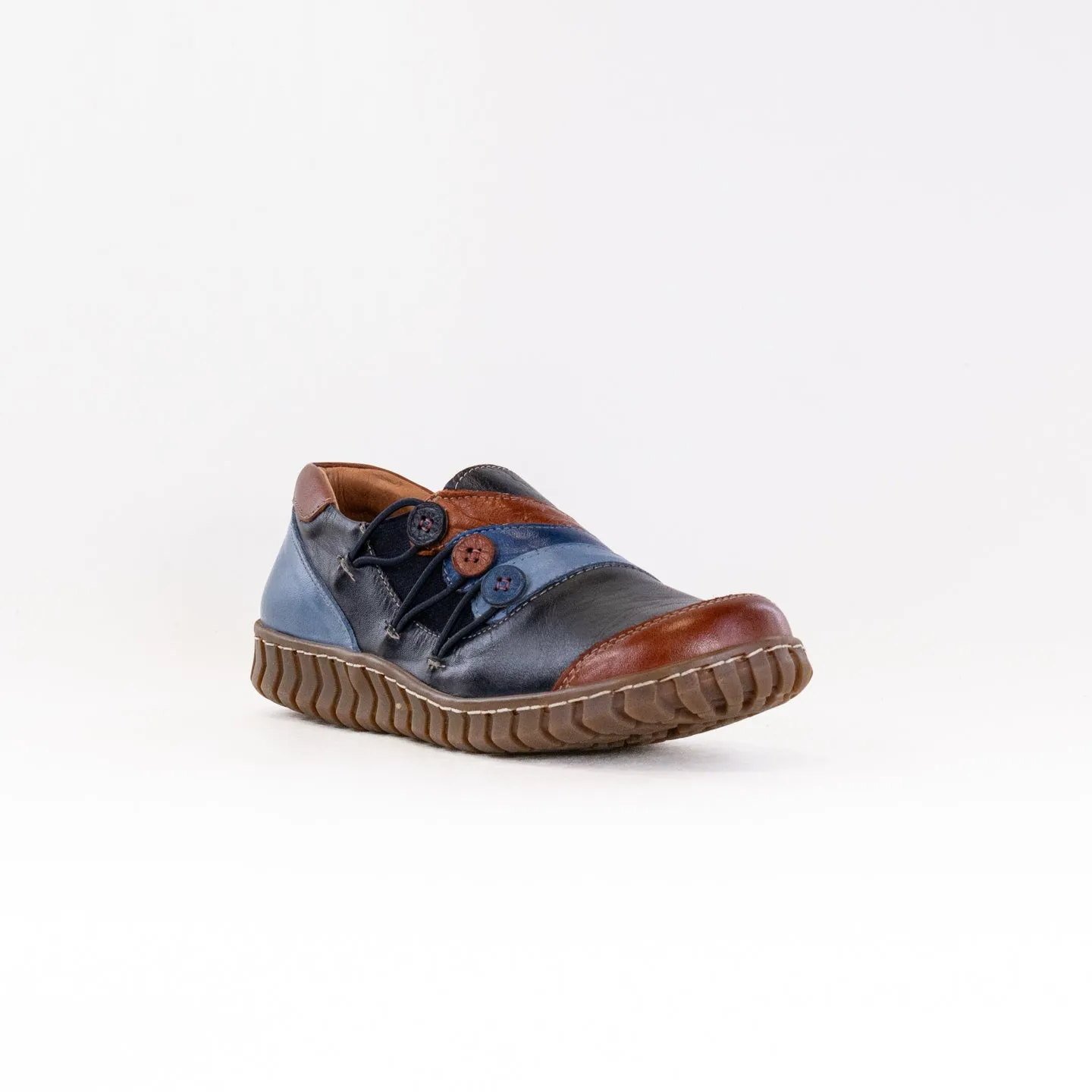 Spring Step Neeta (Women's) - Navy Multi Leather