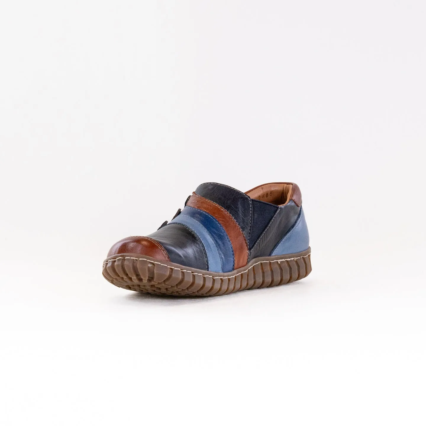 Spring Step Neeta (Women's) - Navy Multi Leather