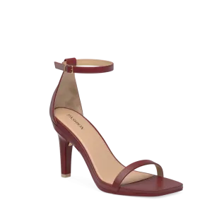 The Gigi - Merlot Leather 4 Stiletto