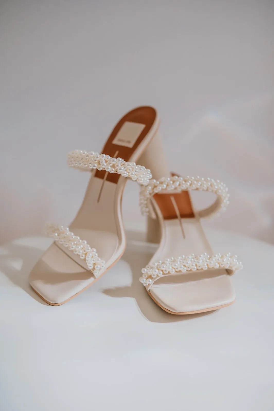 The Noel Pearl Heels by Dolce Vita - Vanilla Pearl