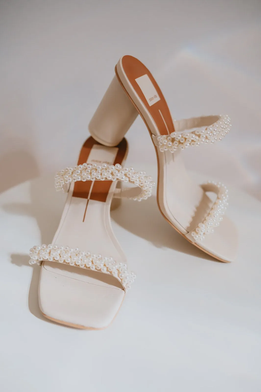 The Noel Pearl Heels by Dolce Vita - Vanilla Pearl