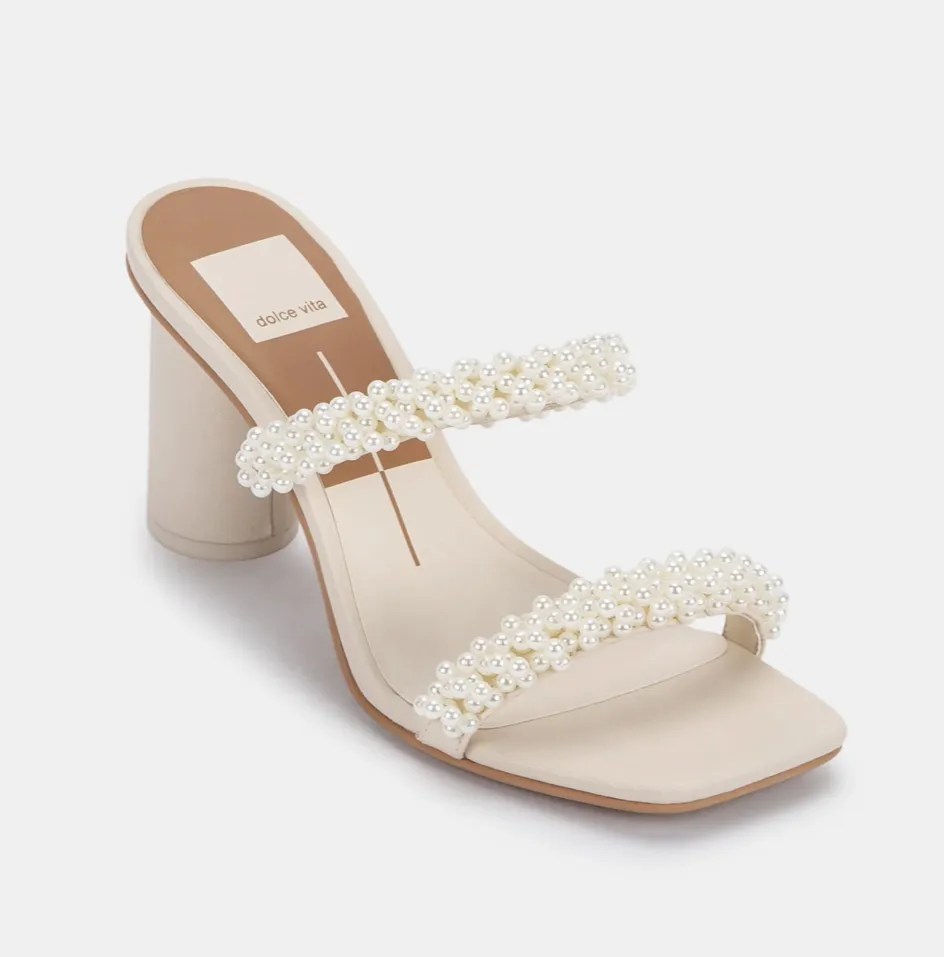 The Noel Pearl Heels by Dolce Vita - Vanilla Pearl