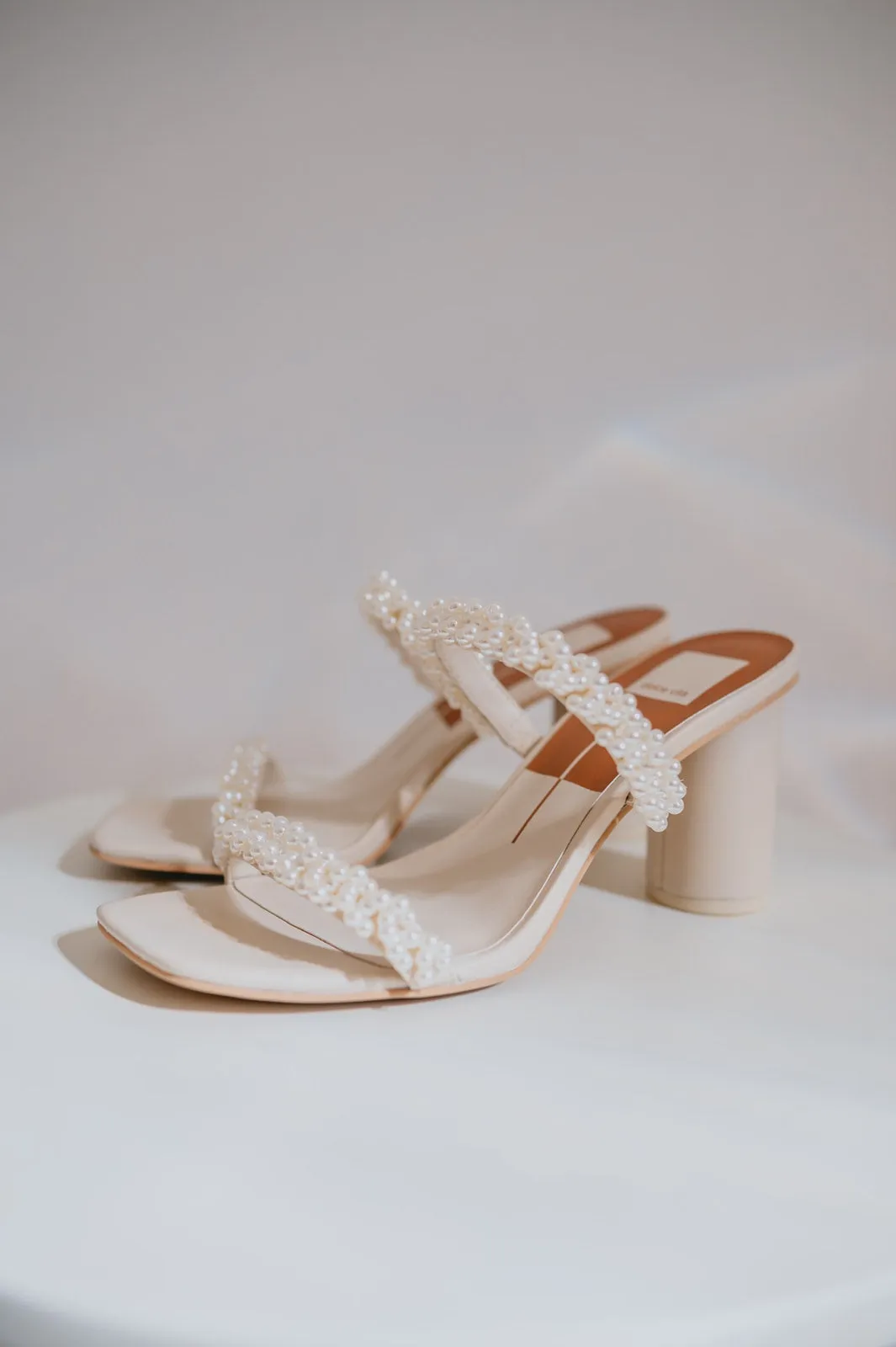 The Noel Pearl Heels by Dolce Vita - Vanilla Pearl