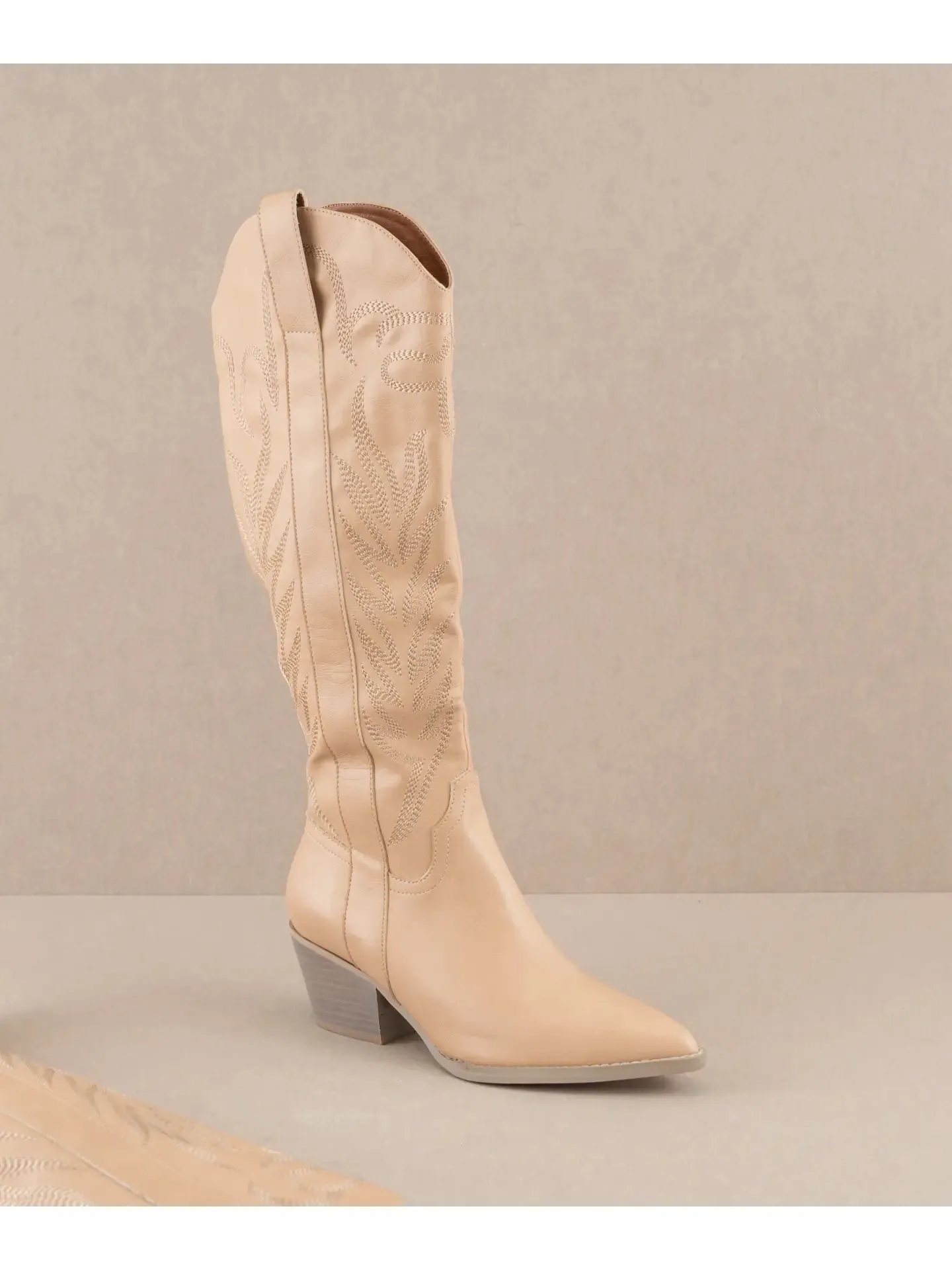 The Samara Embroidered Western Tall Boot