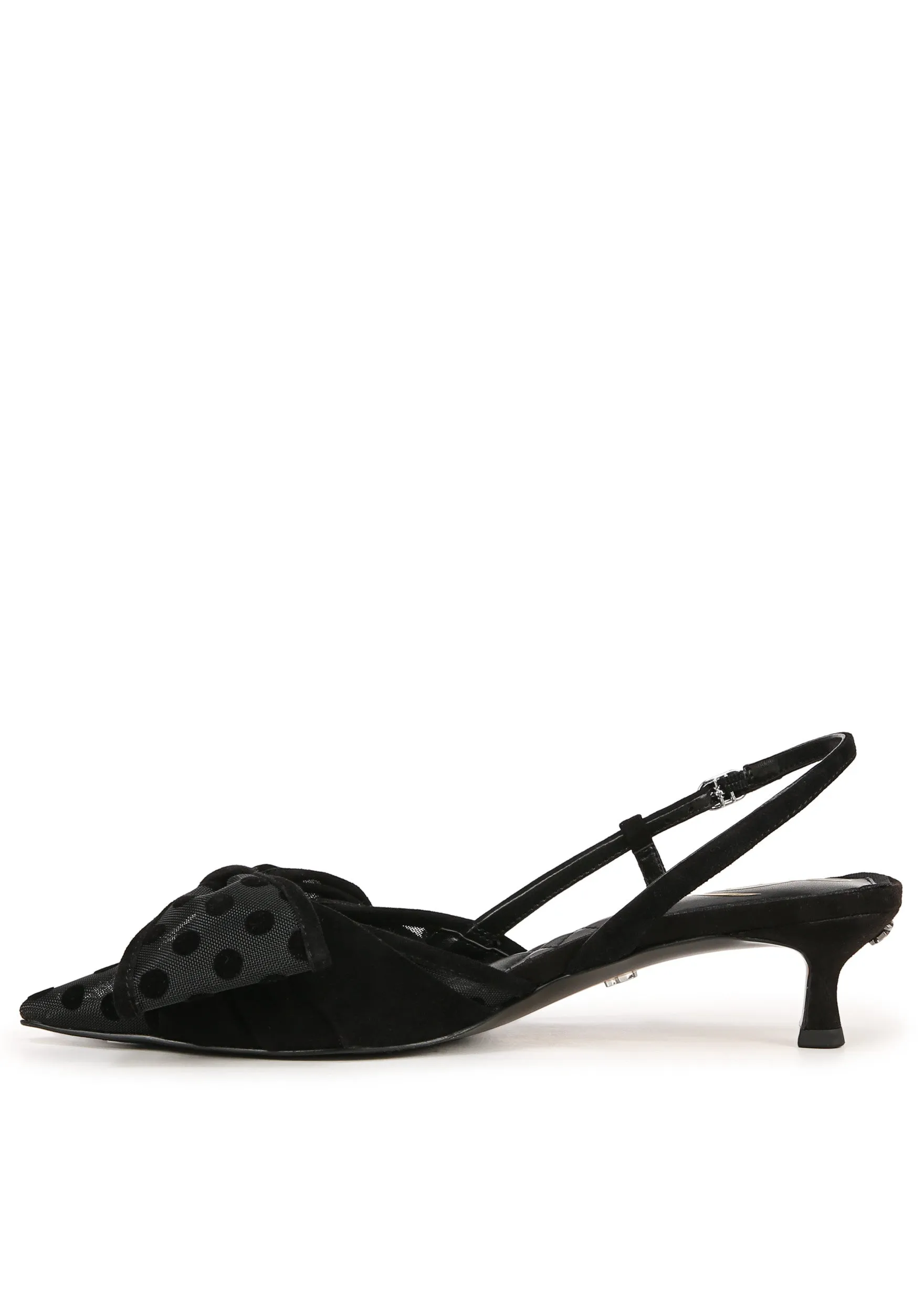 TREENA MESH SLINGBACK KITTEN HEEL