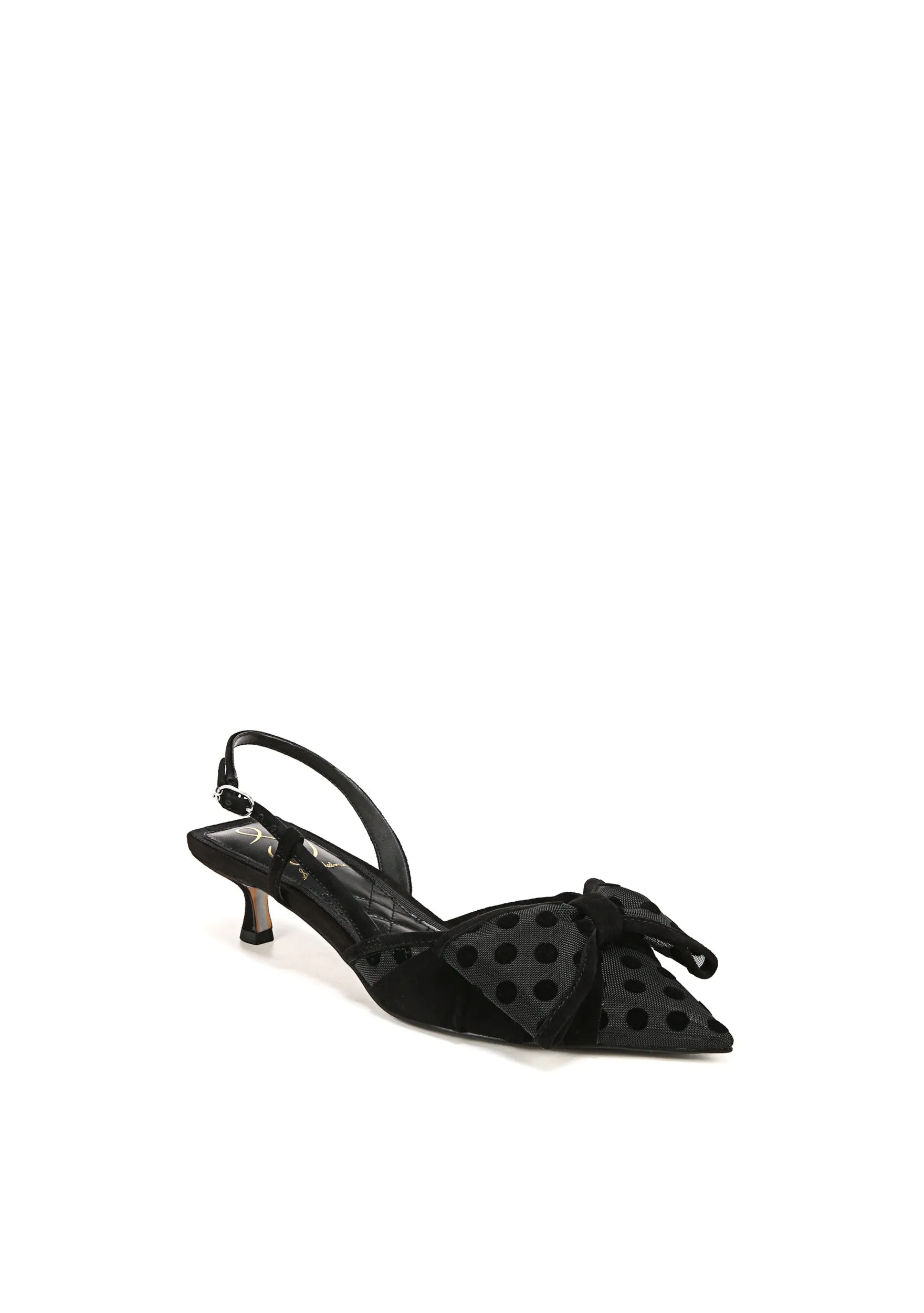 TREENA MESH SLINGBACK KITTEN HEEL