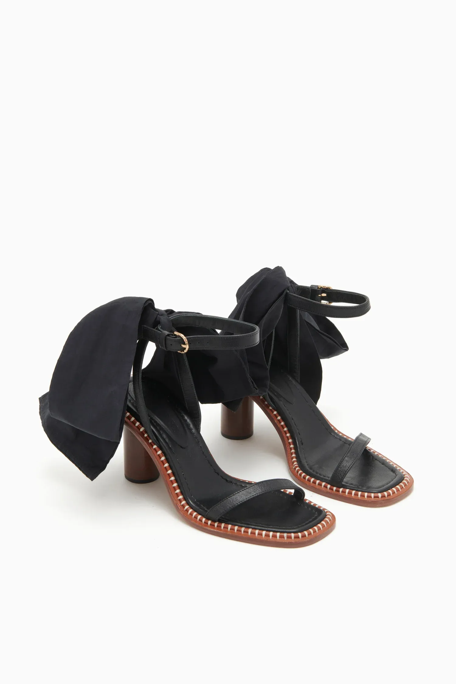 Ulla Johnson - Lina Bow High Heel in Noir