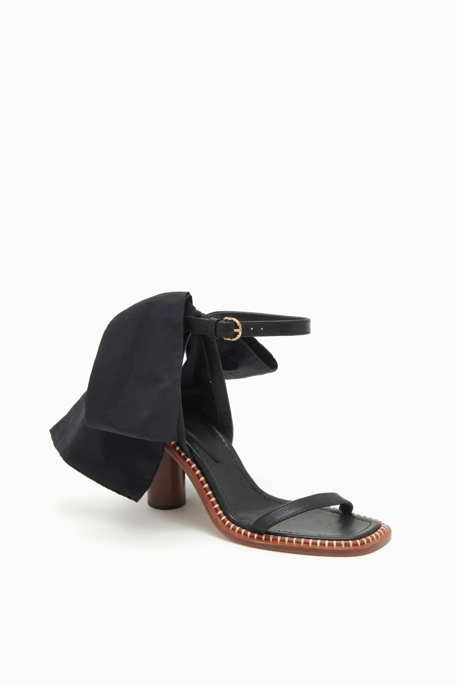 Ulla Johnson - Lina Bow High Heel in Noir