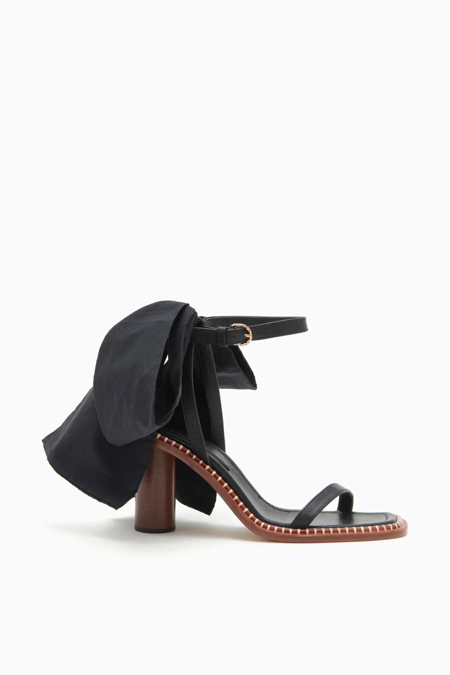 Ulla Johnson - Lina Bow High Heel in Noir