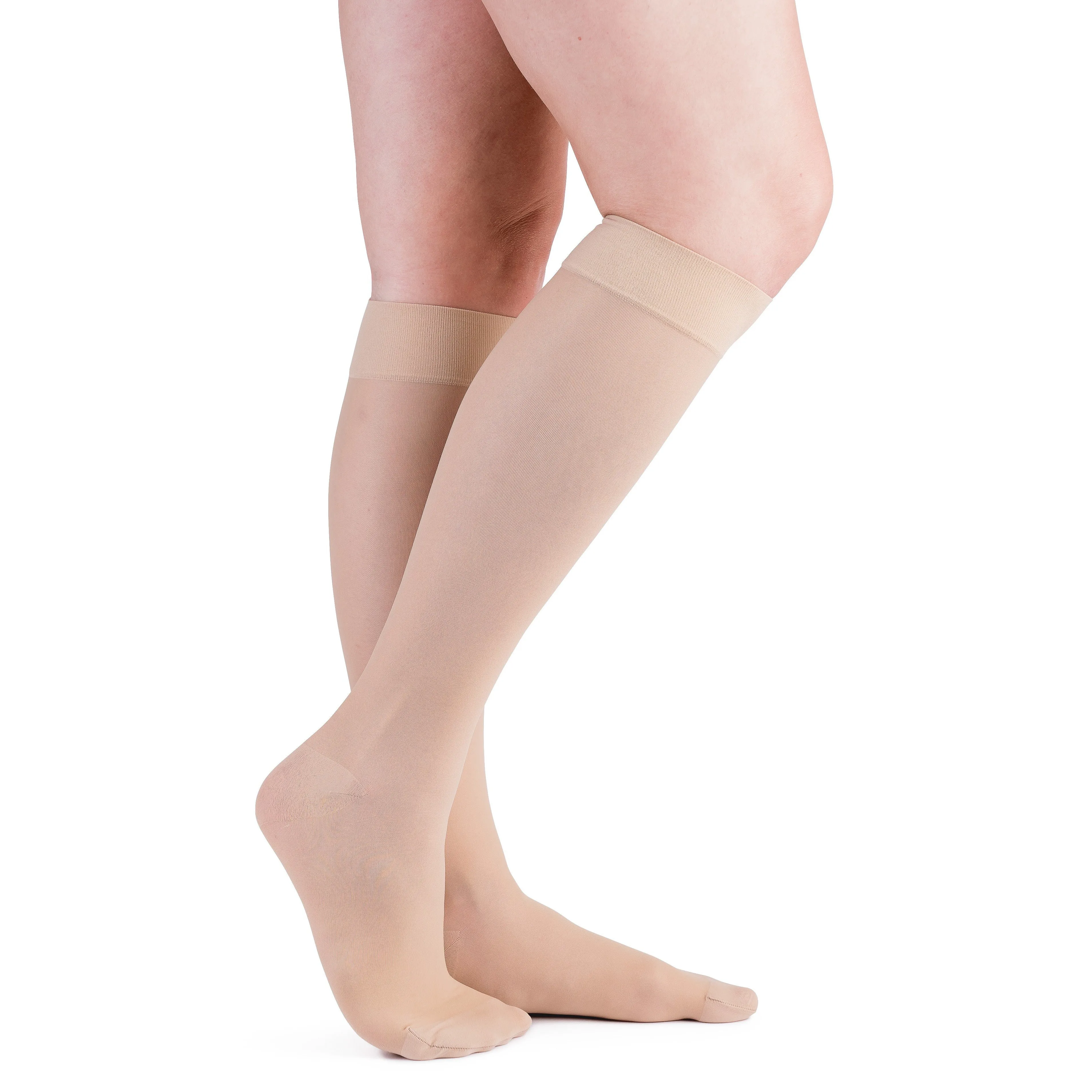 VenActive Women's Premium Sheer 20-30 mmHg Knee Highs