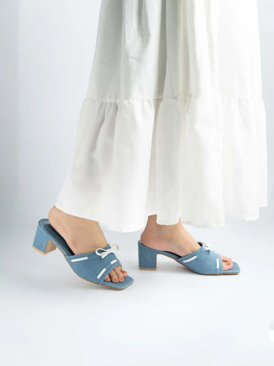 Veronica Ribbon Mules