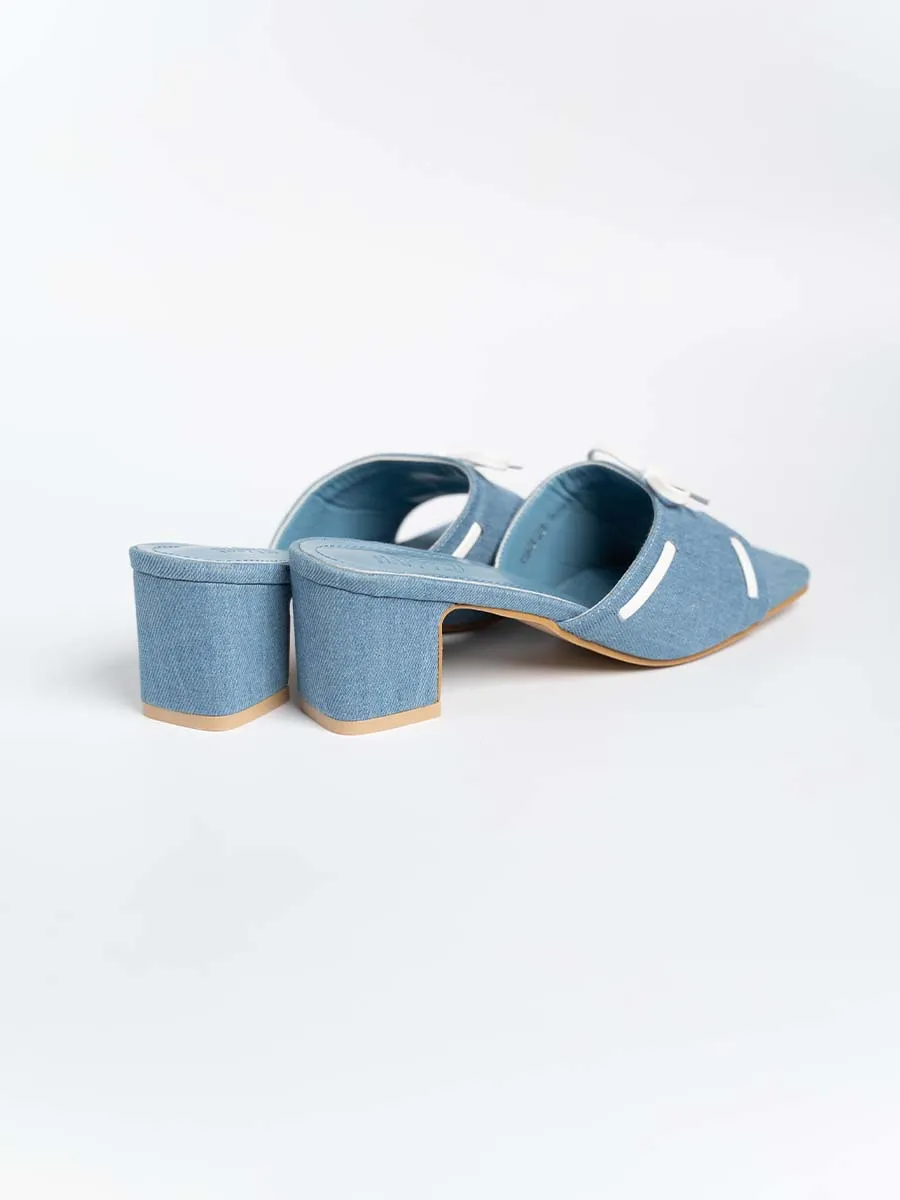 Veronica Ribbon Mules