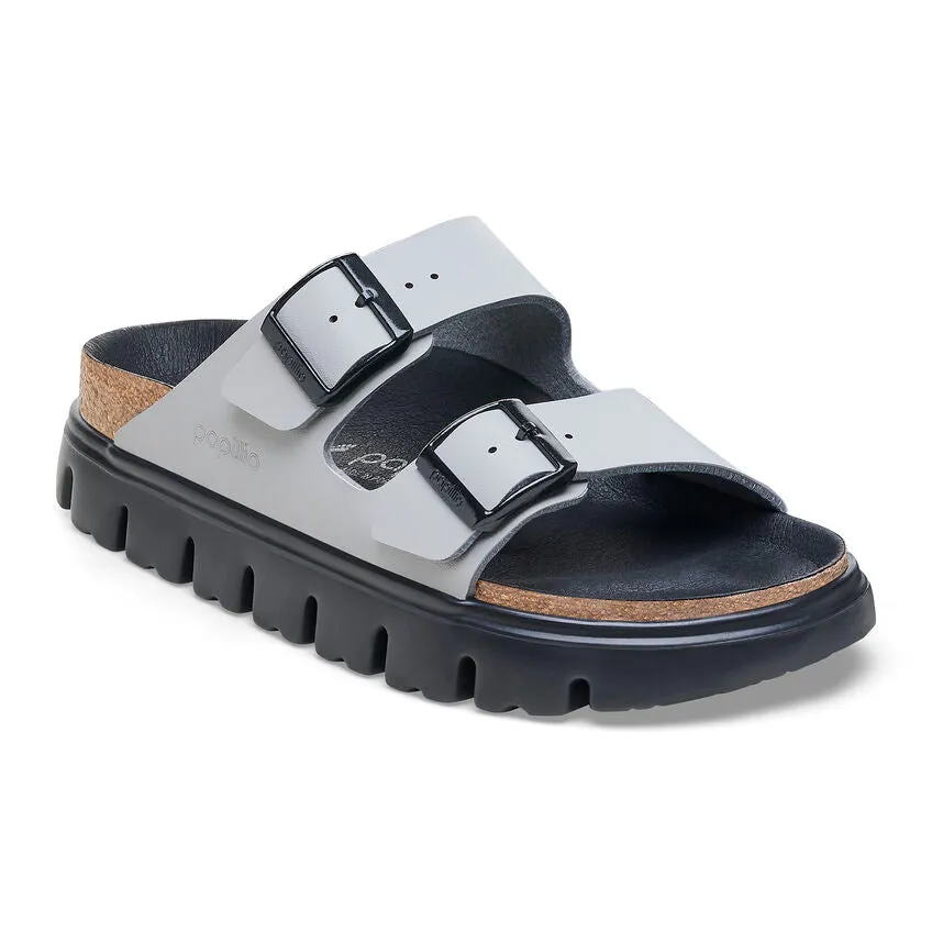 WOMEN'S BIRKENSTOCK ARIZONA CHUNKY NARROW FIT 1026879B COLOR: STONE COIN