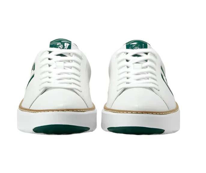 WOMEN'S COLE HAAN GRANDPRØ TOPSPIN SNEAKER | WHITE / PINE PATENT